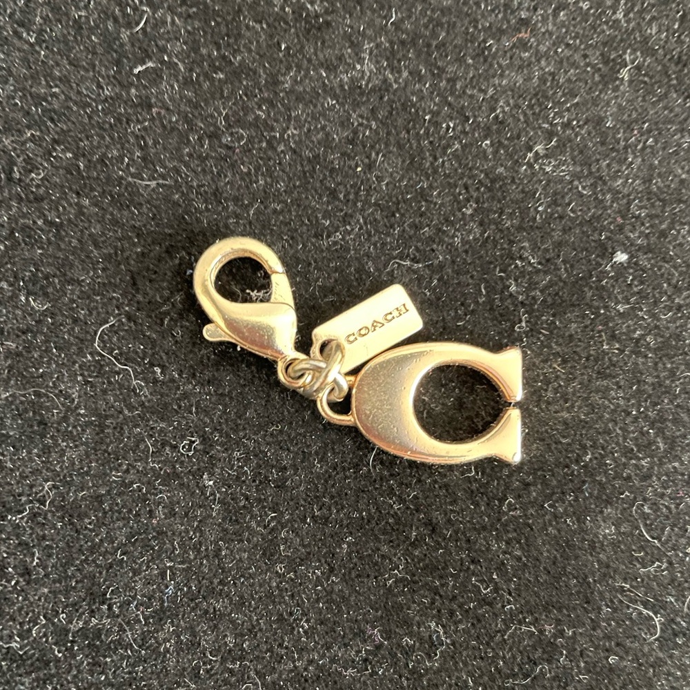 EUC, Coach ‘C’, Lobster Claw Clip-On Charm